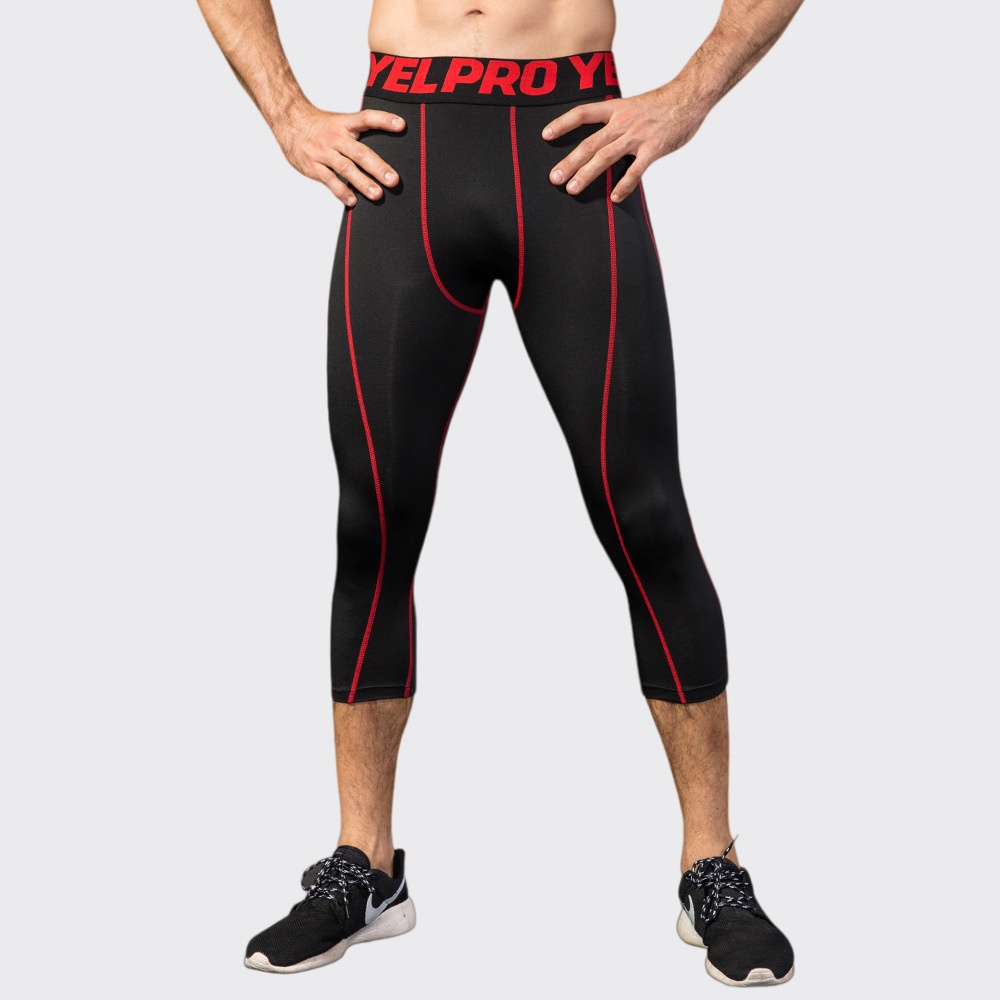 Sports Equipment Logos - Erkekler Sıkıştırma Spor Tayt Spor Spor
