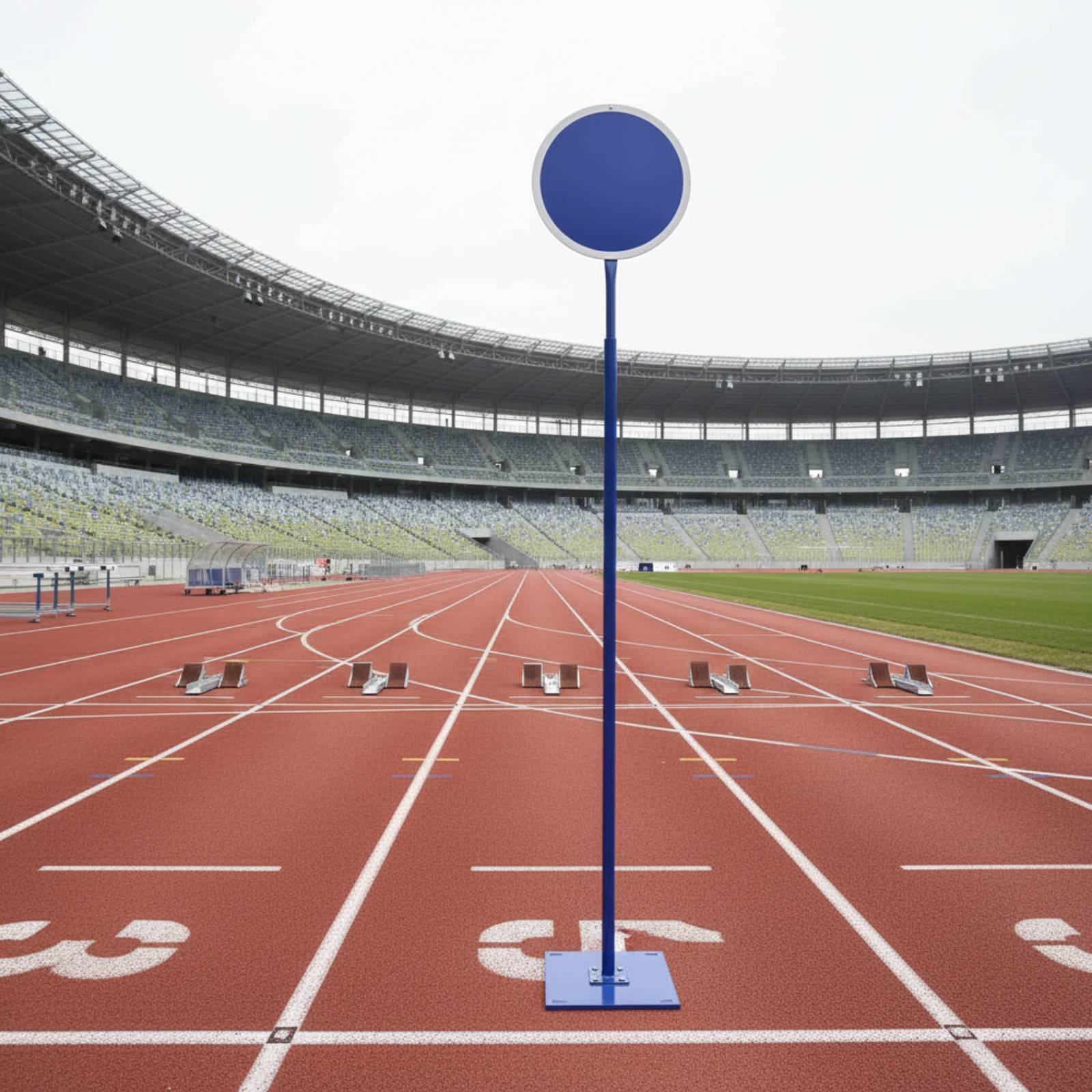 Sports Equipment With A - Atletizm Başlangıç ​​Podiumu Kaymaz Mobil Hakem