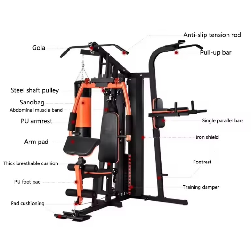 Sports Equipment United - Üç Kişilik Kombine Fitness Ekipmanı Entegre
