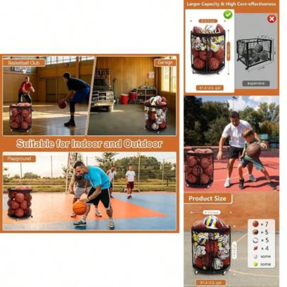 Ağır Hizmet Tipi Top Saklama A - Sports Equipment Cart incelemesi ve fiyatı
