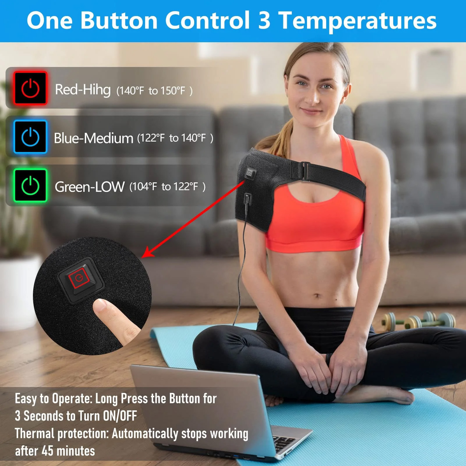 Usb ısıtmalı omuzluk Rotator m - Sports Equipment United incelemesi ve fiyatı